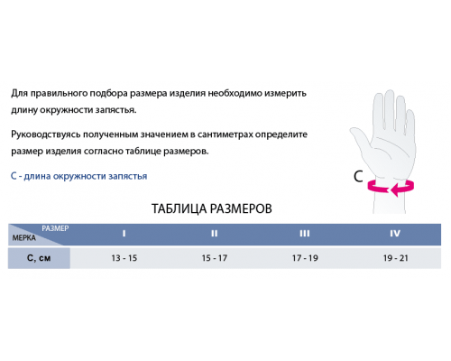 Бандаж лучезапястный компрессионный MANUMED Active