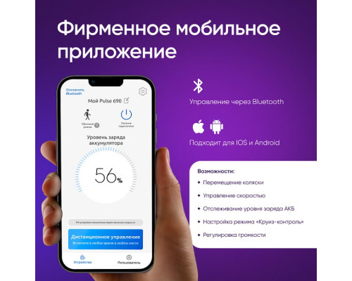 Кресло-коляска для инвалидов Pulse 690 (с электроприводом)