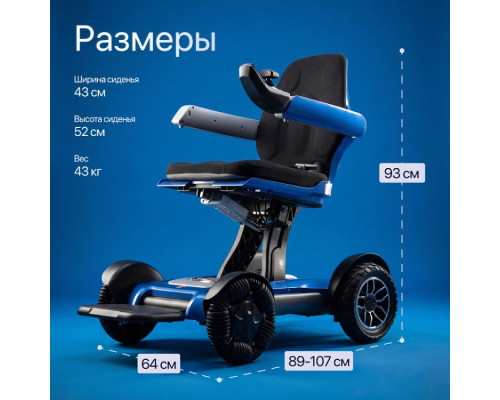 Инвалидная коляска с электроприводом Pulse 750