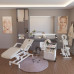 Кушетка косметологическая MADISON МД-849 (Элегия-3А) электропривод, 3 мотора