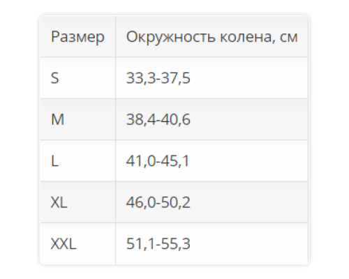 Бандаж коленный сильной фиксации 1033 OPPO